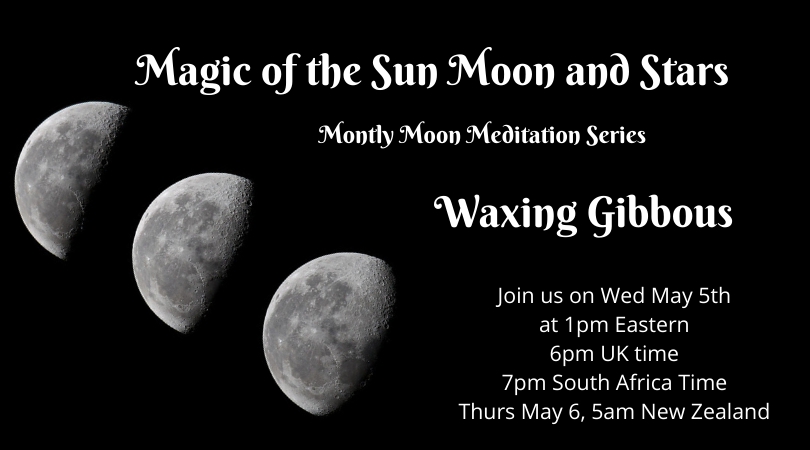 Waxing Gibbous moon Meditation event
