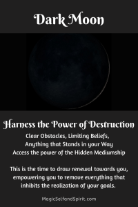 Dark Moon Magical and spiritual meaning defined. Harness the power of darkness