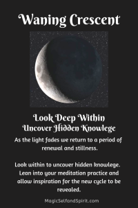 Waning crescent moon magical and spiritual meaning defined. Uncover Hidden Knowledge