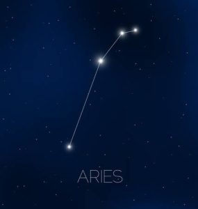 Image of the constellation of Aries - magic of the zodiac, magic of aries